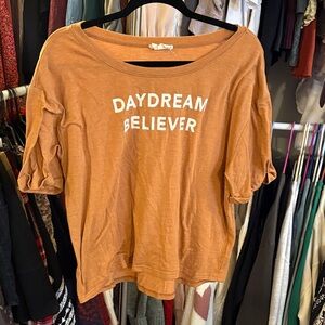 Joyfolie Rust Orange 'Daydream Believer' Short-Sleeve Tee